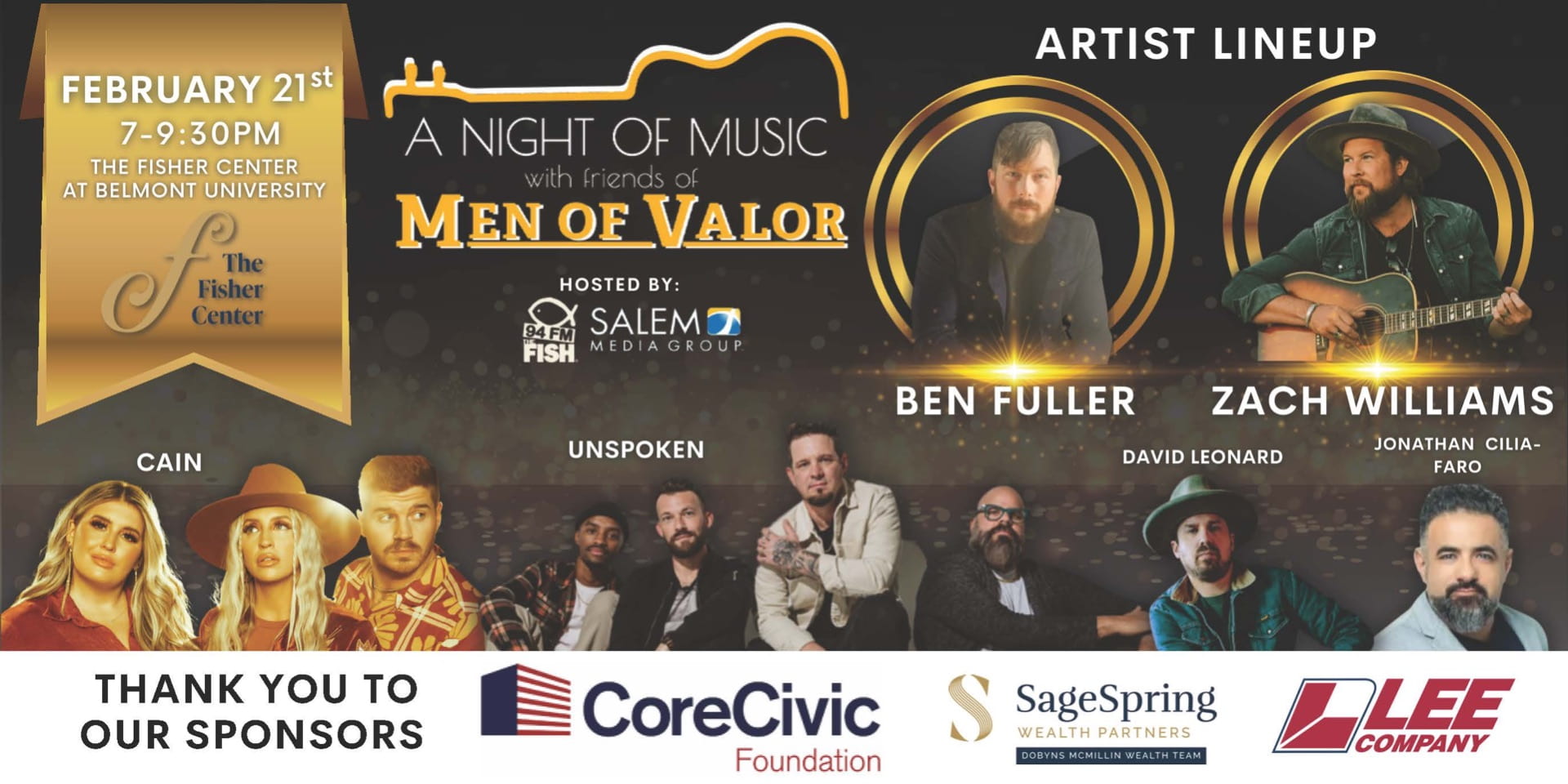 A Night of Music with Friends of Men of Valor