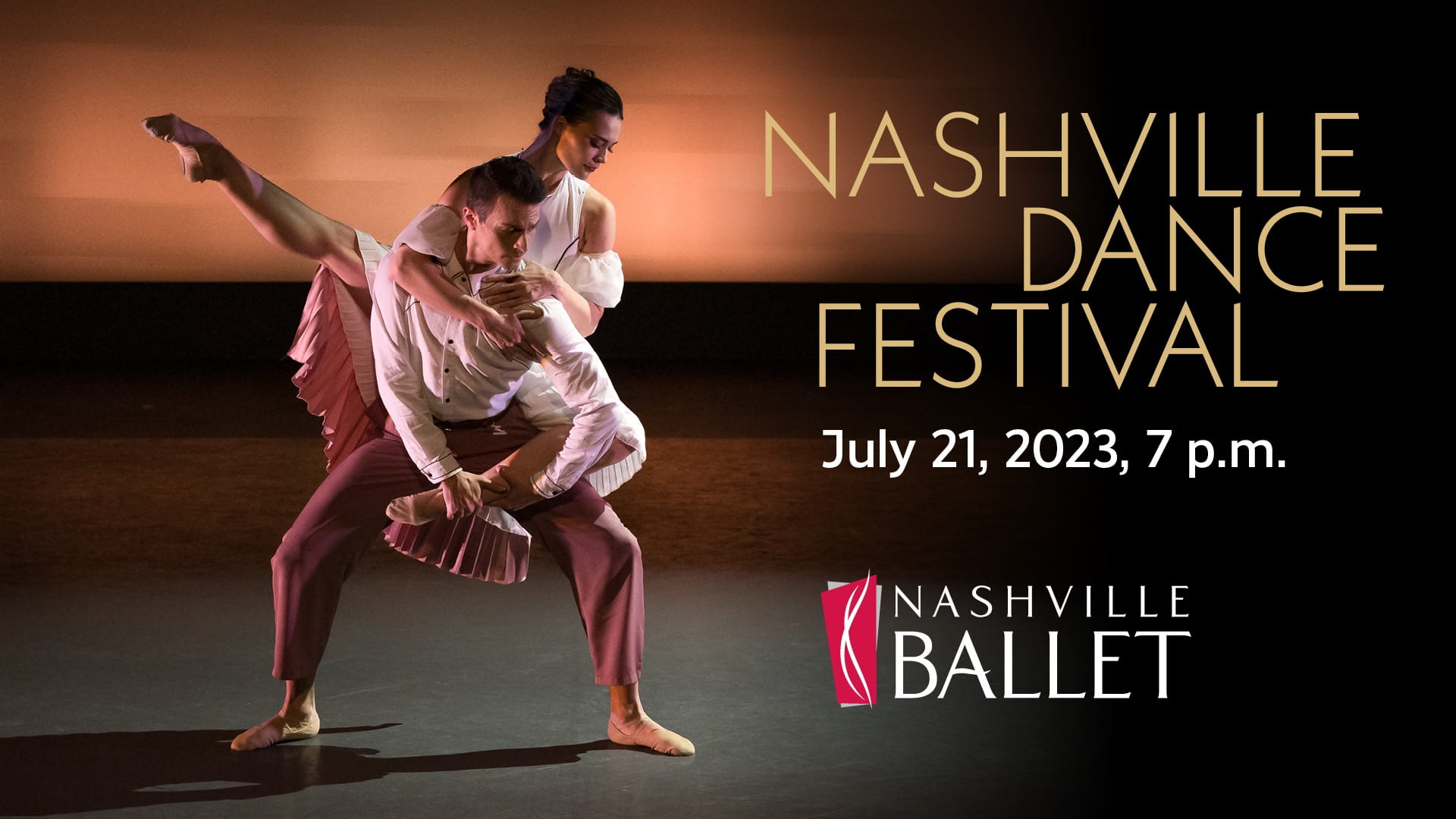 Nashville Dance Festival Nashville Ballet July 21, 2023 at 7:00 pm 